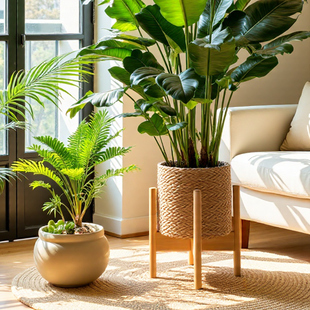 室内花架阳台花盆托架客厅花架子落地式植物摆放架十字花架绿植架