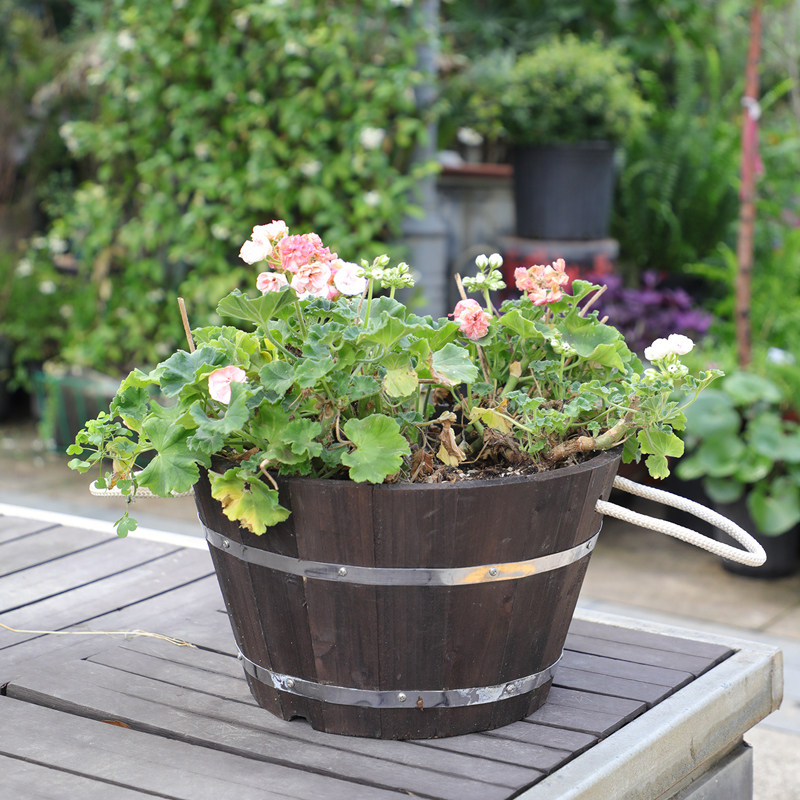 【直播间专属】防腐木制花桶种花花盆创意阳台种菜花箱花盒盆景