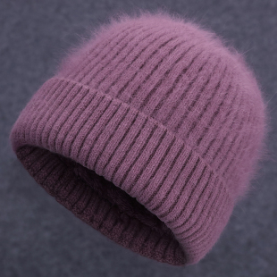 秋冬季中老年人针织帽老人帽子女奶奶冬天保暖老太太妈妈毛线围巾