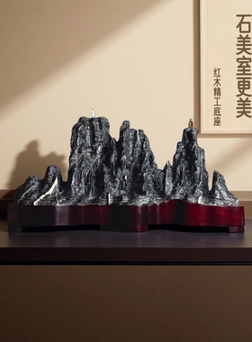 灵璧石摆件天然原石头室内装饰品