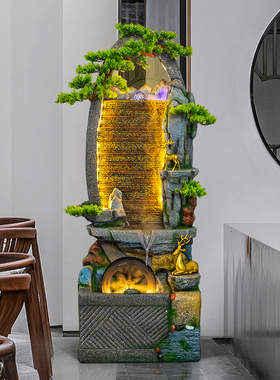 循环流水摆件假山喷泉客厅装饰