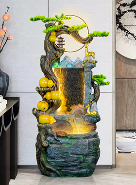 假山流水喷泉景观循环水摆件