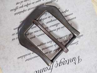 贝克汉姆扣 新款 实心紫铜皮带扣 复古经典 单针内径38mm. 美式