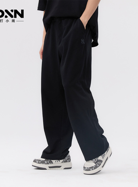 MLB  26春季新款男女情侣宽松舒适潮流百搭阔腿休闲长裤PTB02