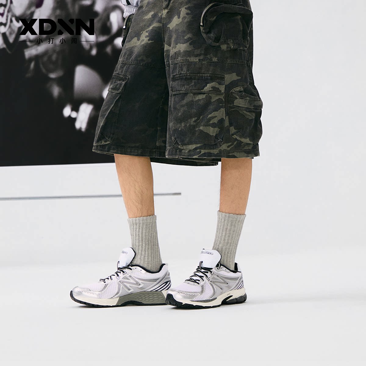 New Balance/NB 官方正品男透气运动休闲鞋银复古女跑步鞋860XD