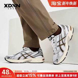 正品 新款 女休闲鞋 1130 运动鞋 冬季 老爹鞋 ASICS亚瑟士GEL 银色男鞋