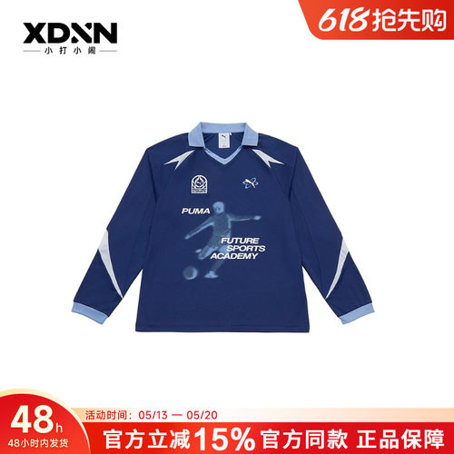 PUMA彪马FUTURE CAT CLUB LS JERSEY U复古百搭机车风POLO衫T恤