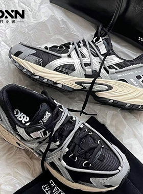 ASICS亚瑟士KAHANA TR V2 户外机能黑色正品男鞋跑步鞋女鞋运动鞋