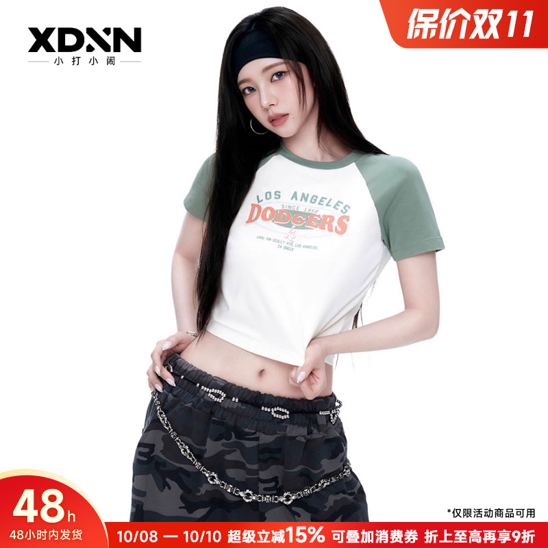 MLB女圆领时尚短袖半袖上衣