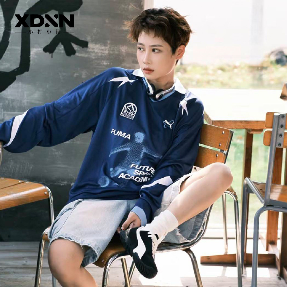 PUMA彪马FUTURE CAT CLUB LS JERSEY U复古百搭机车风POLO衫T恤图片