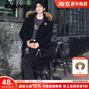 保暖女羽绒服DJB06 冲锋衣连帽夹克外套男防水工装 MLB 张凌赫同款