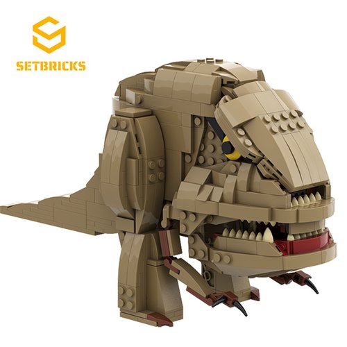 SETbricks星球大战角色布勒格曼达洛人颗粒拼装积木益智儿童玩具