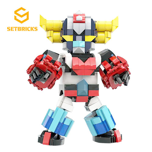 SETbricks金刚战神古连泰沙机器人机甲小颗粒拼装积木益智玩具