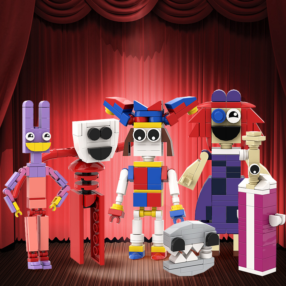 神奇数字马戏团积木周边玩具