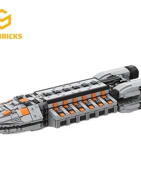 SETbricks太空堡垒卡拉狄加太空飞船小颗粒拼装积木高砖益智玩具