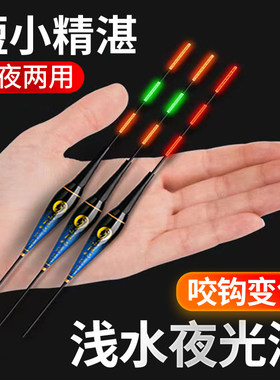 高灵敏日夜两用小渔妃短尾夜光漂