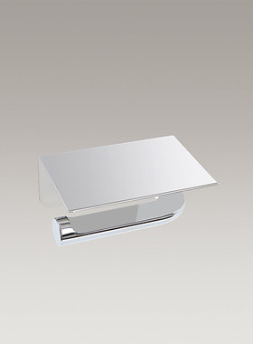 科勒卫浴K-29227T-CP齐悦卫生纸架带置物平台侧纸架可放手机