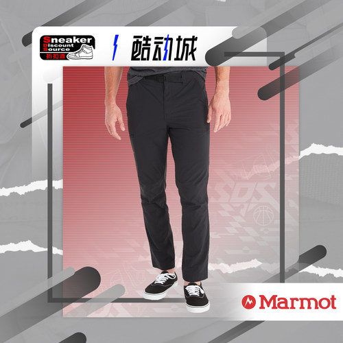 Marmot男款速干长裤户外徒步