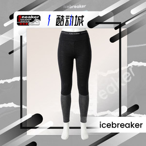 icebreaker 破冰者 美利奴羊毛女子保暖裤户外速干徒步跑步裤