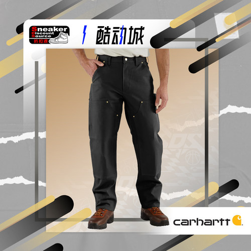 Carhartt帆布双膝加厚工装裤