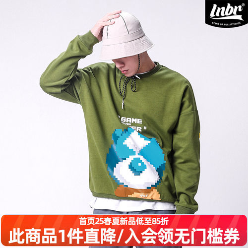 漫画像素游戏系列oversize卫衣