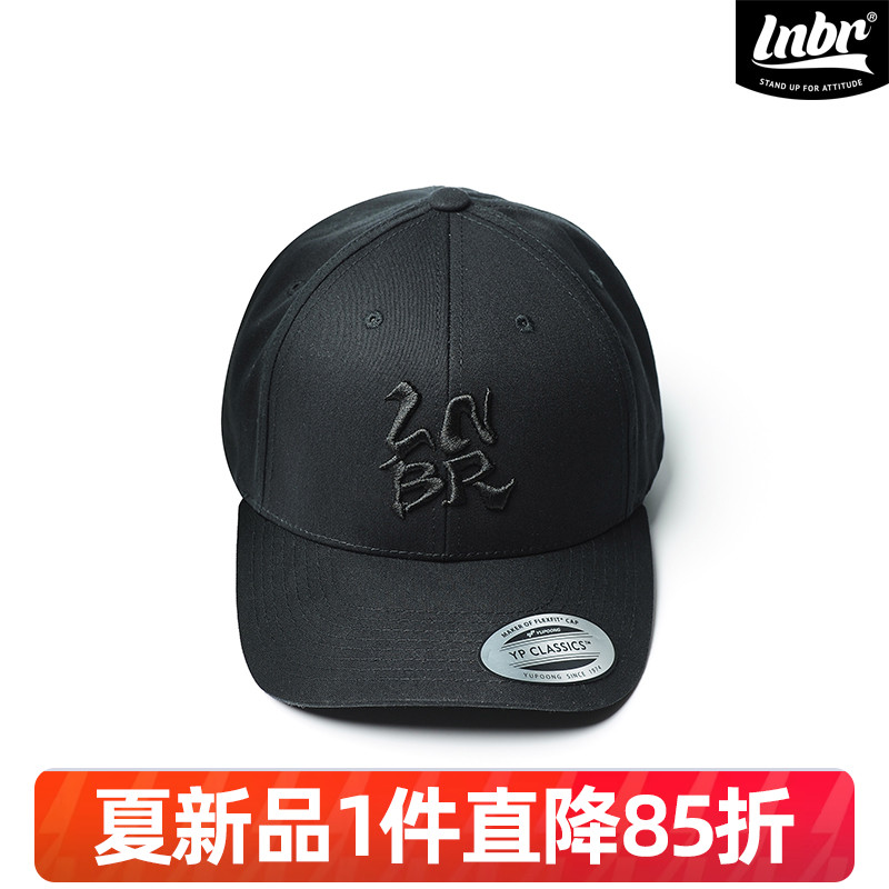 LNBR X FLEXFIT 联名款刺绣棒球帽男女同款大头围遮阳百搭