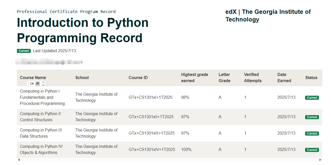 GTx Java python data structure 项目课程普通 留学成绩单 omscs