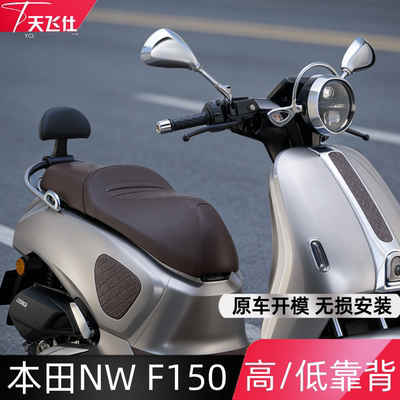 天飞仕适用五羊本田NW F150复古靠背高低款靠背nwf150摩托车尾翼