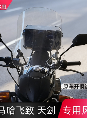 雅马哈飞致250150天剑挡风玻璃