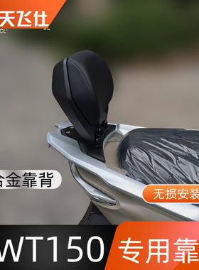天飞仕适用于本田NWT150专用靠背改装尾翼带人后靠背护腰靠背