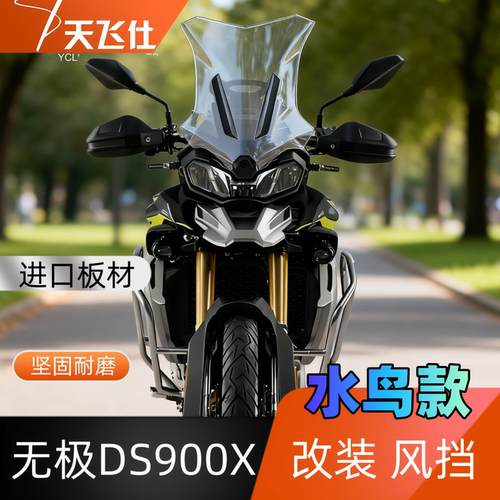天飞仕适用于无极DS900X改装风挡水鸟同款前挡风玻璃水鸟款挡风板