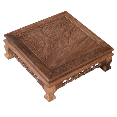 佛像底座正方形奇石木质工艺品