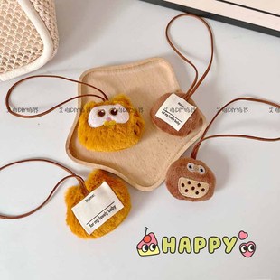 可爱卡通加菲猫姓名贴挂件毛绒公仔包包装饰挂饰迷你抓机娃娃礼品