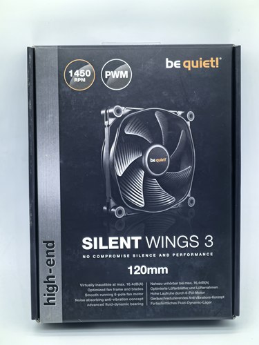 德商bequiet silent WGS3  12/14CM12025台式电脑机箱CPU散热风扇