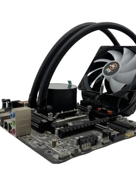 S120B-2011双路X99一体式水冷散热器黑色圆头冷头1800转调速2011Z