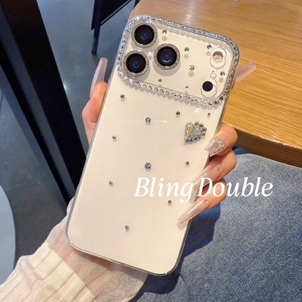 小清新OPPOReno15Pro手机壳贴钻个性reno14摄像头全包防摔13网红同款12带水钻Findx9手工diy轻奢X8镶钻11女X7