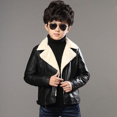 Blouson enfant en cuir PU - Ref 2159612 Image 4