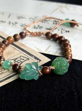 新款绕指柔禅式莲花串珠手串古风