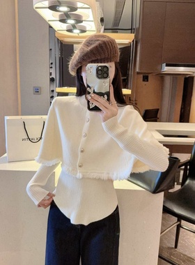 韩版2025秋冬新款韩版宽松显瘦圆领长袖针织衫女百搭毛衣打底上衣