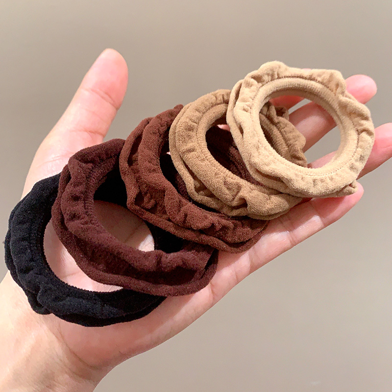 百搭木耳边高弹力耐用不伤发头绳