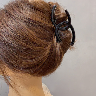 夏季 外出百搭发夹女后脑勺盘发抓夹高级感鲨鱼夹子头饰发卡发饰新