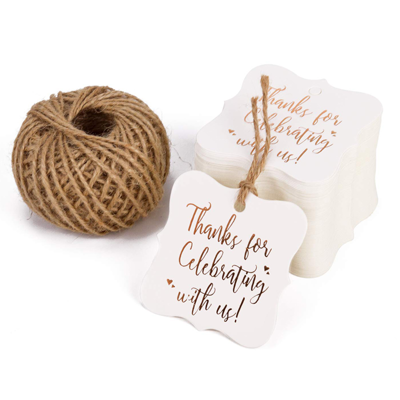 quot我们一起庆祝带有标签吊牌