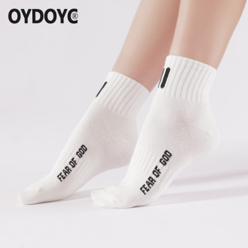 OYDOYC三条杆FOG袜子女款短筒袜
