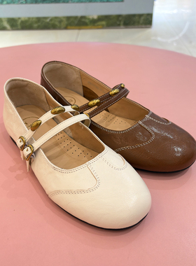 索菲娅女鞋2026春法式复古玛丽珍女浅口单鞋通勤百搭SFE1111163