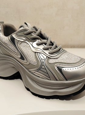 COMELY康莉女鞋商场专柜断码特卖厚底增高系带休闲老爹鞋KLB46659