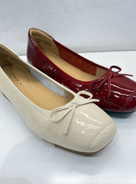 COMELY康莉女鞋2026春季商场新款蝴蝶结浅口平底舒适单鞋KYQ61060