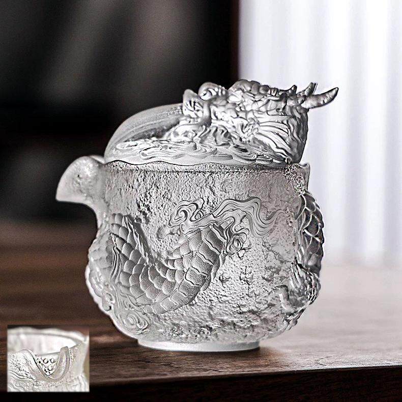 玻璃公道杯大号透明茶海功夫茶具配件高档茶杯分茶器