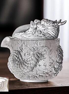 玻璃公道杯大号透明茶海功夫茶具配件高档茶杯分茶器