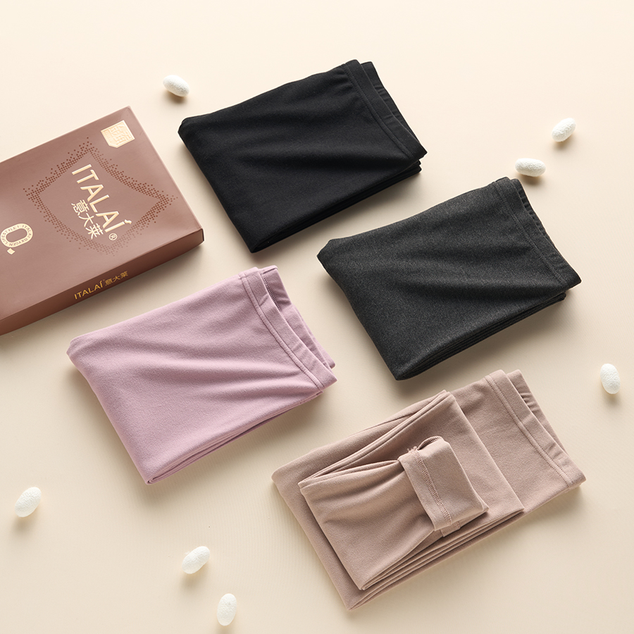中厚蚕蛹蛋白保暖秋裤意大莱女士