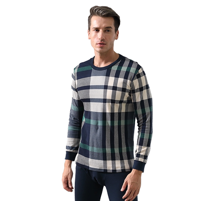 男士青年秋衣秋裤纯棉保暖内衣